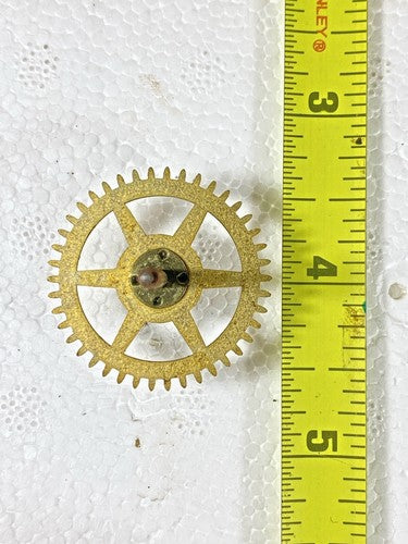 New Haven Clock Movement Time Side 3rd Wheel (See Pics to ID Mvmt)    (KD1137)