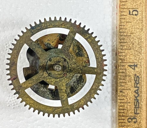 Sessions Clock Movement Strike Side 3rd Wheel (See Pics To ID Movement) (KD440)
