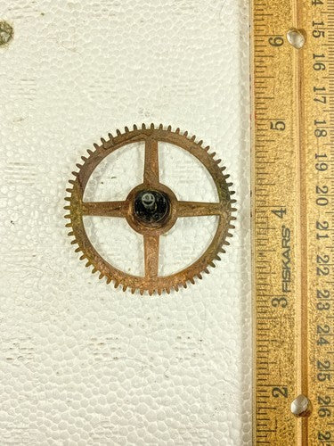 Ingraham (Stamped Oct 78 / Nov 79) Clock Movement Strike Side 2nd Wheel  (K9780)