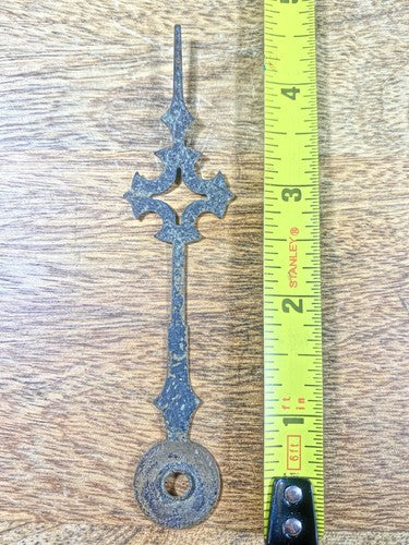 Antique Clock Hour Hand 4 1/2 Inches Long (Arbor Dia 5.2mm)   (KD1325)