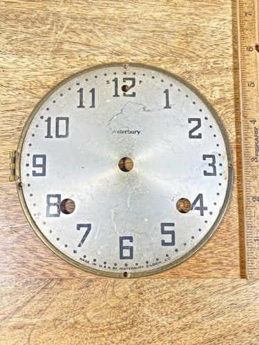 Waterbury Clock Movement Dial Pan   (K9982)