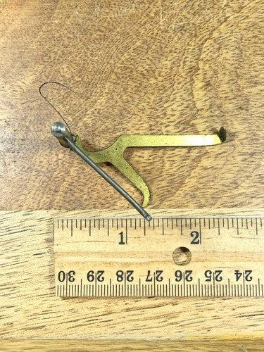 Gilbert Clock Movement (Stamped 1913) Drop Lever (See Pics To ID Mvmt) (K7832)