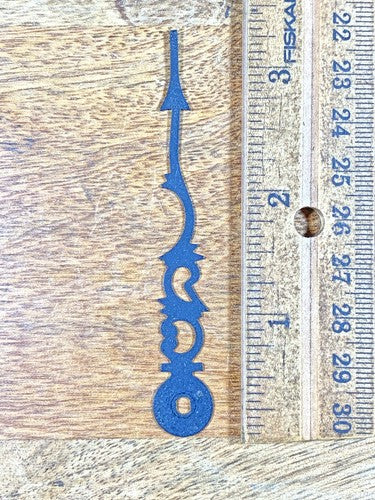 3 5/16 Inch Long Clock Minute Hand (Arbor Opening Is 3.60mm X 2.90mm)    (KD152)