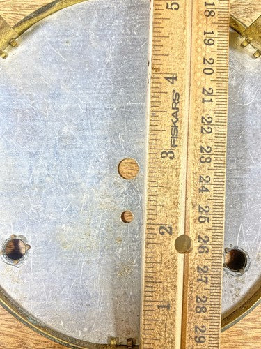 Old Seth Thomas Clock Movement Dial Pan  (K9986)