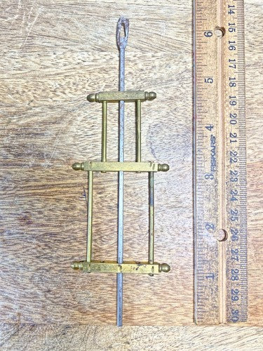 Clock Pendulum 6 1/4 Inches Long (Needs Bob & Rating Nut) (KD2184)