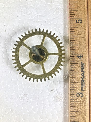 Seth Thomas 89K Clock Movement Time Side 3rd Wheel   (K9402)