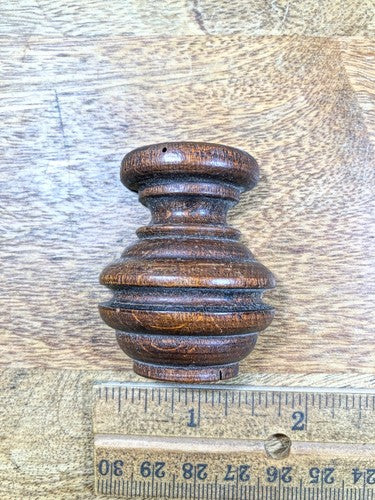 Old Junghans Wooden Clock Column Part  (K9744)