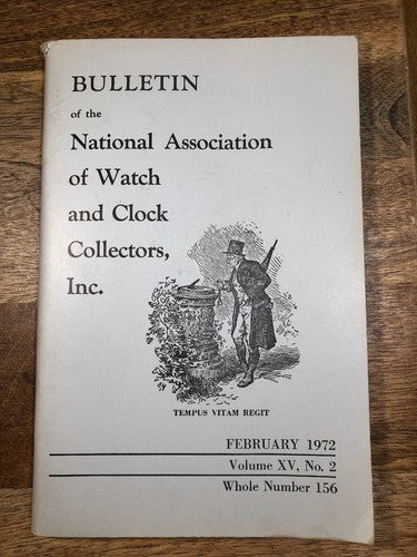 NAWCC Bulletin Feb 72, Case Cleaning-Osbourne, Early American (WI)    (K9582)