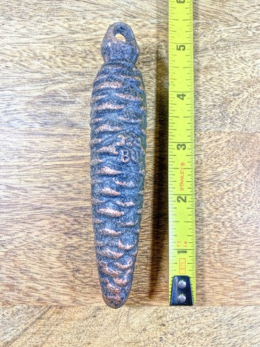 Cuckoo Clock Cast Iron Pine Cone Weight 299g, 5.1 Inches Long (KD1257)
