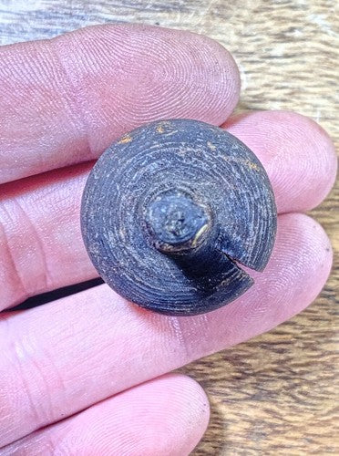Old Original Clock Door Knob (27.41mm Dia, 18.77mm Tall and 8.09 Shaft) (KD349)