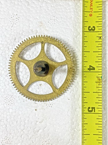 Gilbert Clock Movement (Stamped 24) Strike Side 4th Wheel (See Pics)  (KD1158)
