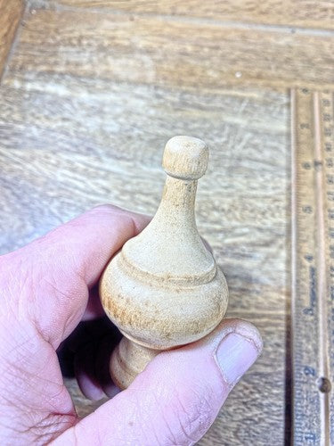 Old Clock Finial 3 Inches Tall, 1 `1/2 Inch Diameter, 5/16 Inch Shaft (KD1837