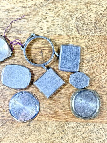 Assorted Lot Of Old Watch Case Parts (Lot Of 10) (KD1974)