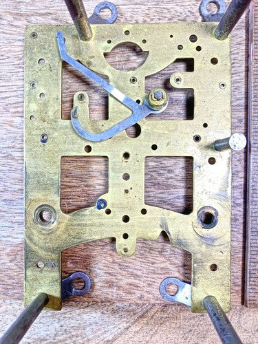 New Haven Clock Movement Back Plate (Pivots Look Good) (KD2209)