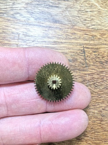 John Wanamaker Anniversary Clock Movement Hour Wheel (See Pics To ID)(K9015)