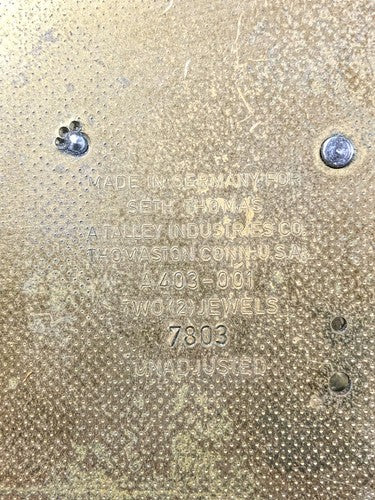 Seth Thomas A403-301 Clock Movement Chime Drum  (K8340)