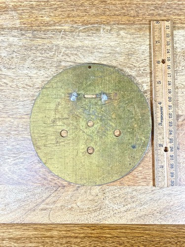 Old Ansonia 8 Day Clock Movement Dial Pan    (K9975)