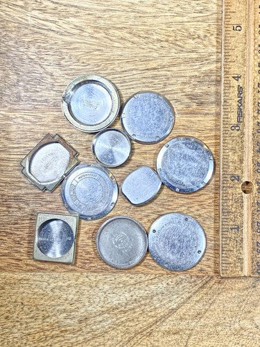 Assorted Lot Of Old Watch Case Parts (Lot Of 10) (KD1778)