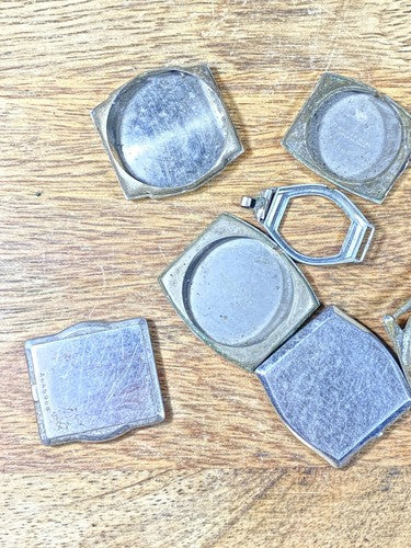 Assorted Lot Of Old Watch Case Parts (Lot Of 10) (KD1967)