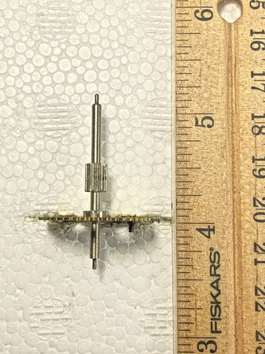 Korean Sehwa Clock Movement Strike Side 4th Wheel  (See Pics To ID Mvmt) (K7986)