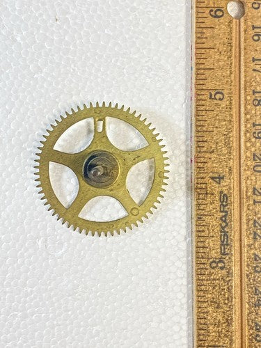 Sessions Clock Movement Strike Side 4th Wheel (See Pics To ID Mvmt)    (KD2217)