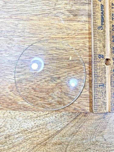 2.47 Inch Diameter Convex Clock Glass  (KD1825)