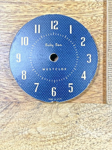 Westclox Baby Ben Alarm Clock Metal Dial Diameter is 71.79mm        (K9944)