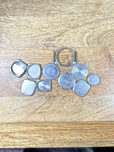Assorted Lot Of Old Watch Case Parts (Lot Of 10) (KD1977)