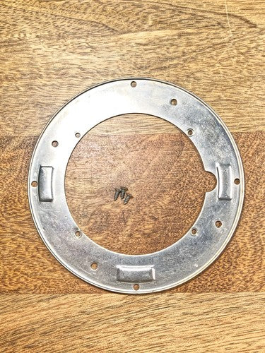 Old Clock Dial Pan Mounting Plate 4.58 Inches Or 116.36mm Outer Diameter (K8036)