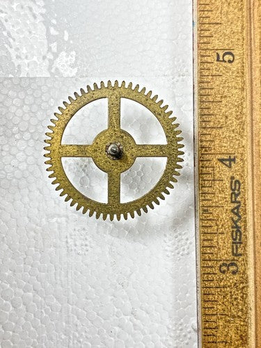GM Angem Cuckoo Clock Time Side 2nd Wheel (See Pics To ID Mvmt) - KD1364