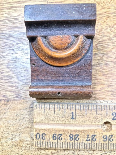 Old Junghans Wooden Clock Column Part   (KA9743)