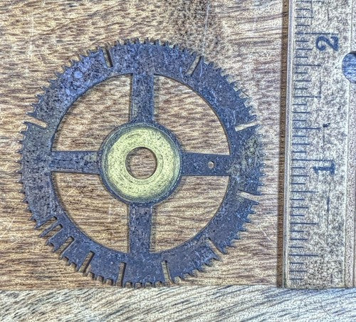 Antique Clock Movement Count Wheel  (51.02mm Dia, 6.54mm Inner (KD194)