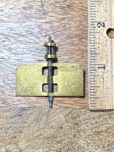 Ingraham (Stamped 2 25) Clock Movement Strike Side Fan (See Pics To ID)  (K8957)