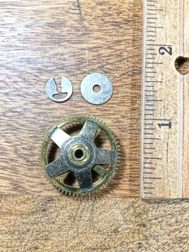 Made In Japan Clock Movement Minute Wheel (See Pics To ID Mvmt) (K8598)