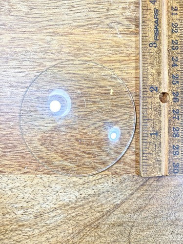 2 5/8 Inch Diameter Convex Clock Glass  (KD1865)