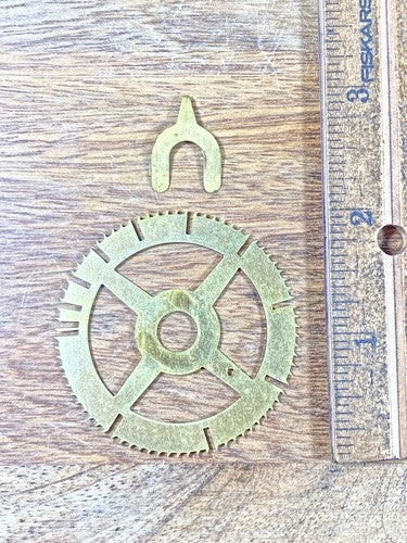 Ingraham (Stamped 6 00) Clock Movement Count Wheel  (KD1508)