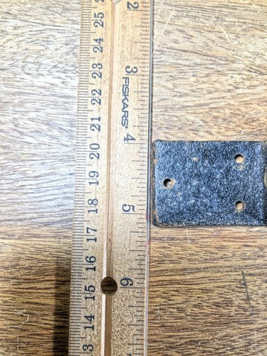Old 2 Rod Clock Chimes Bar, 13 1/2 Inches Long (LL5186)