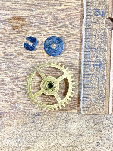 Schatz 8 Day Cuckoo Clock Movement Minute Wheel (See Pics To ID Mvmt) (KD 3686)