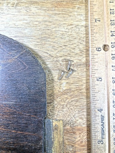 Tambour Clock Back Door 6 5/8 X 5 1/4 Inches     (K9344)