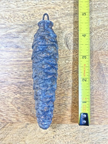 Cuckoo Clock Cast Iron Pine Cone Weight 274g, 4.8 Inches Long (KD1230)