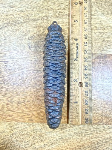 Old Cuckoo Clock Pine Cone Weight  252g - Vintage Clock Parts (K9832)