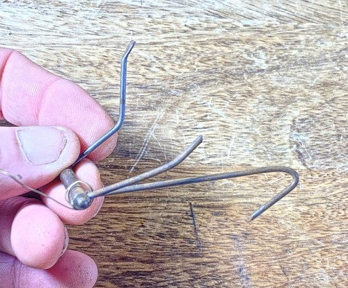 Ingraham 8 Day Clock Movement Drop Lever (See Pics To ID Mvmt)    (KD668)