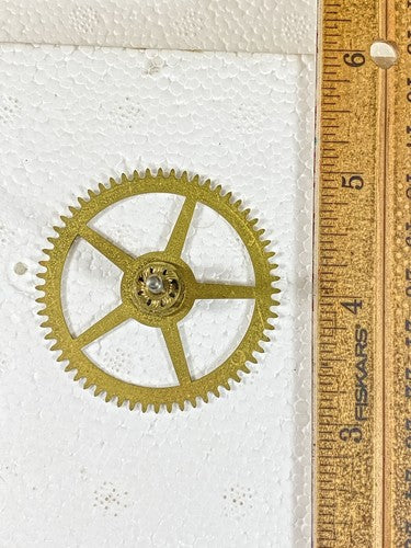 Sessions Clock Movement Time Side 2nd Wheel (See Pics To ID Movement)   (KD1084)