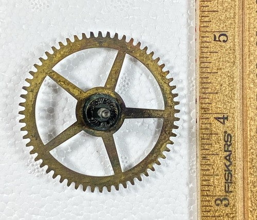 Sessions Clock Movement Time Side 2nd Wheel (See Pics To ID Movement)    (KD438)