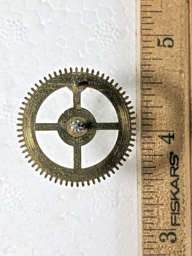 Smiths Enfield Clock Movement Strike Side 5th Wheel (See Pics To ID Mvmt)(K9252)