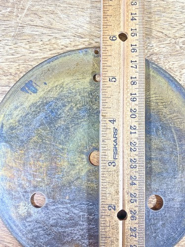 Waterbury Clock Movement Dial Pan   (K9982)