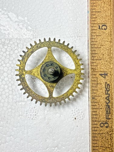 Ingraham Clock Movement (Stamped 06) Time Side 3rd Wheel (KD1406)