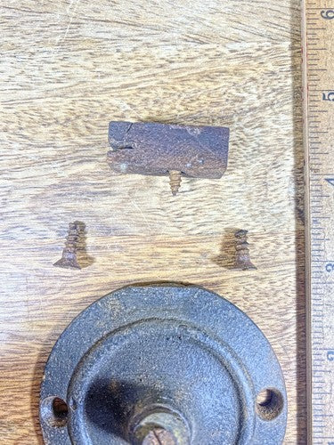 Antique Wall Clock Gong Mount (Needs Wire) (K9979)