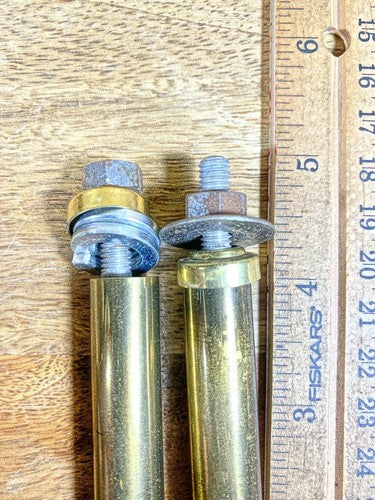 Vintage 400 Day Or Anniversary Clock Brass Columns (Column Is 3.25" Long)(KD078)