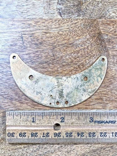 Hermle 132-071 Clock Movement Lower Front Plate (Pivots Look Good) (K9187)